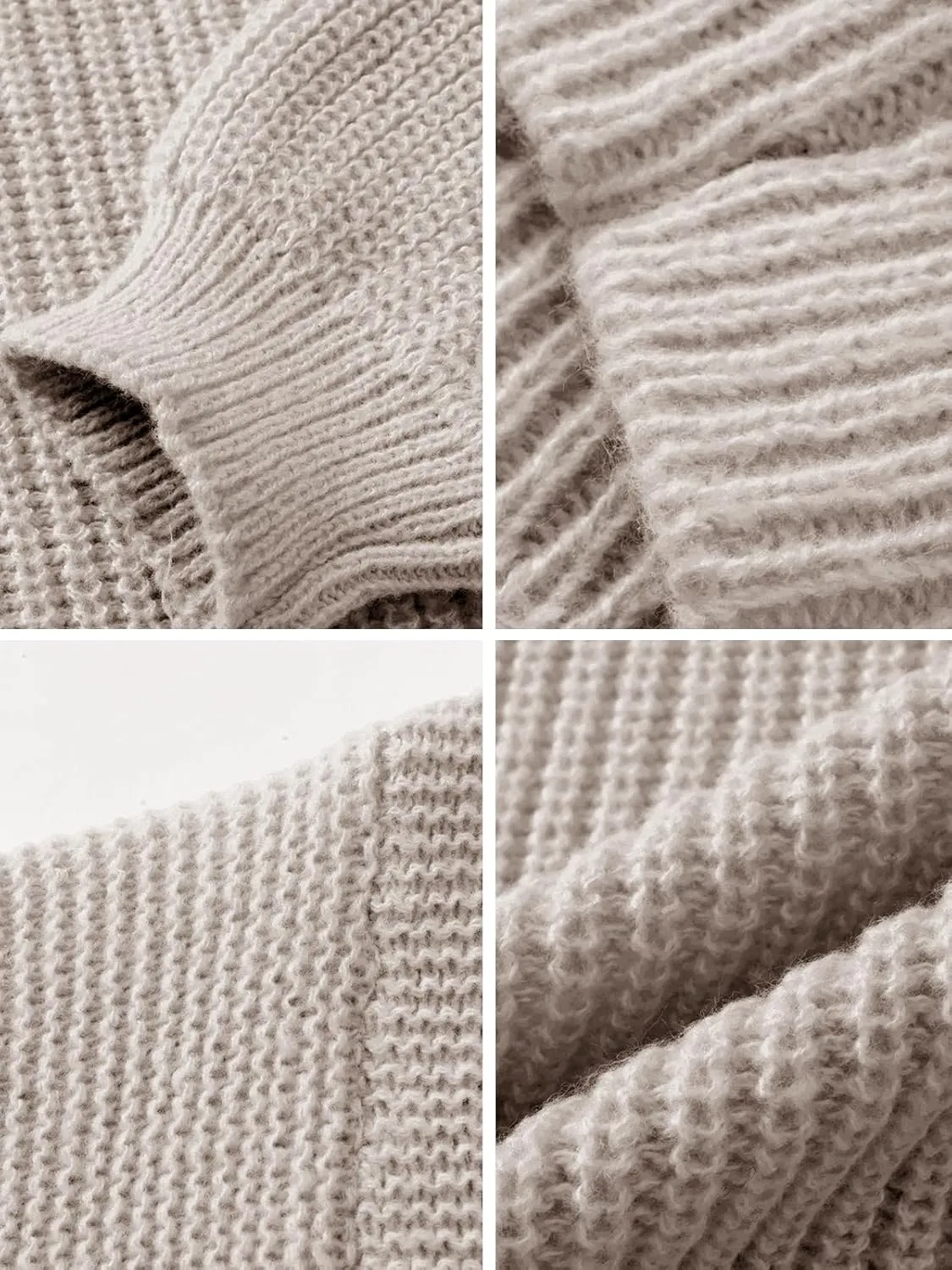 ALLOVIN Womens Open Front Chunky Knit Cardigan, Oversized Soft Long Sleeve Sweater for Spring Fall 2025