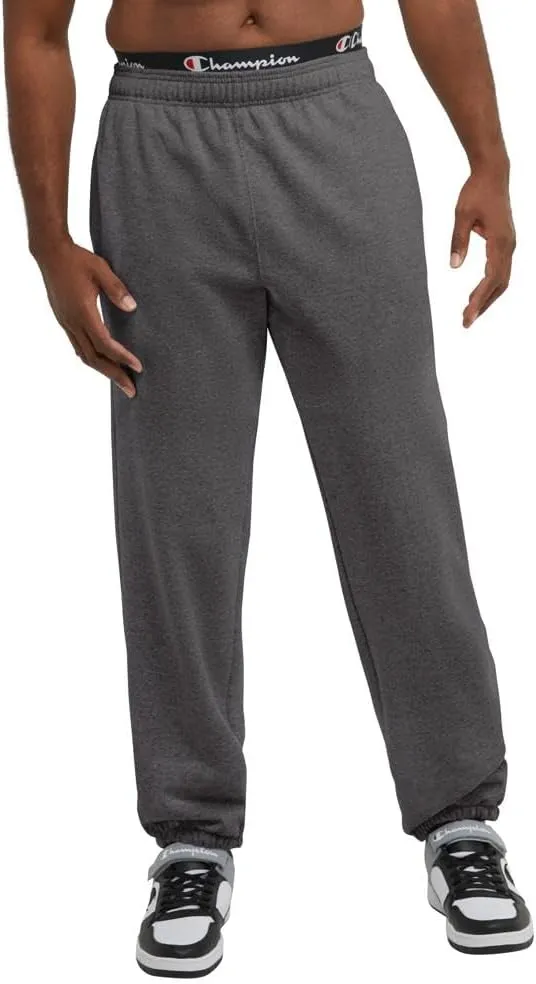 Champion Sweatpants, Powerblend, Relaxed Bottom Pants for Men (Reg. Or Big & Tall)