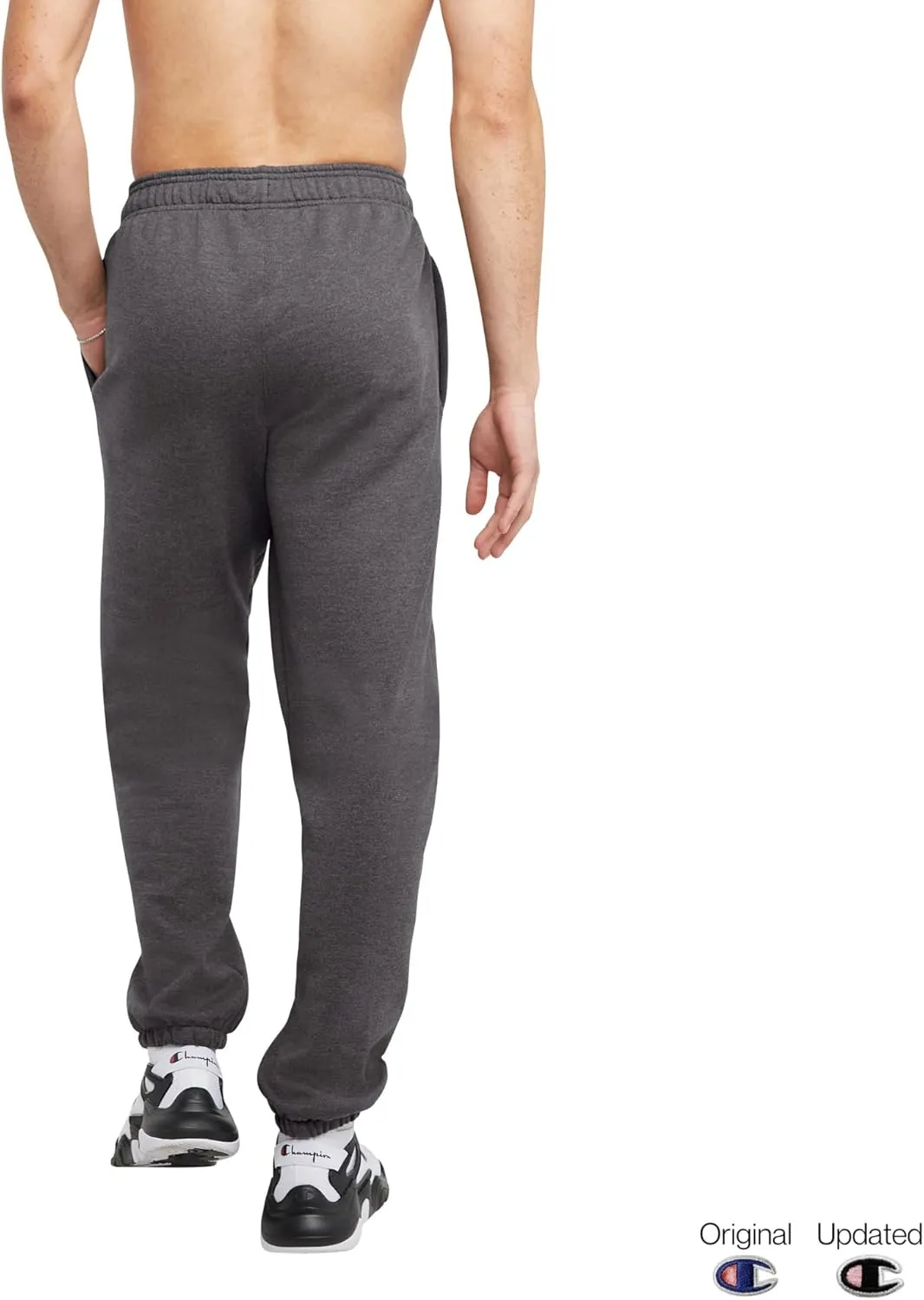 Champion Sweatpants, Powerblend, Relaxed Bottom Pants for Men (Reg. Or Big & Tall)