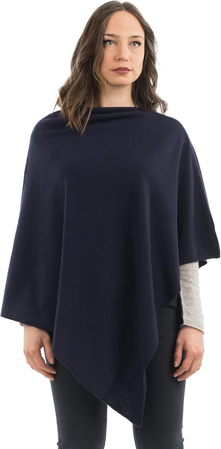 Dalle Piane Cashmere - Poncho cashmere blend - Made in Italy