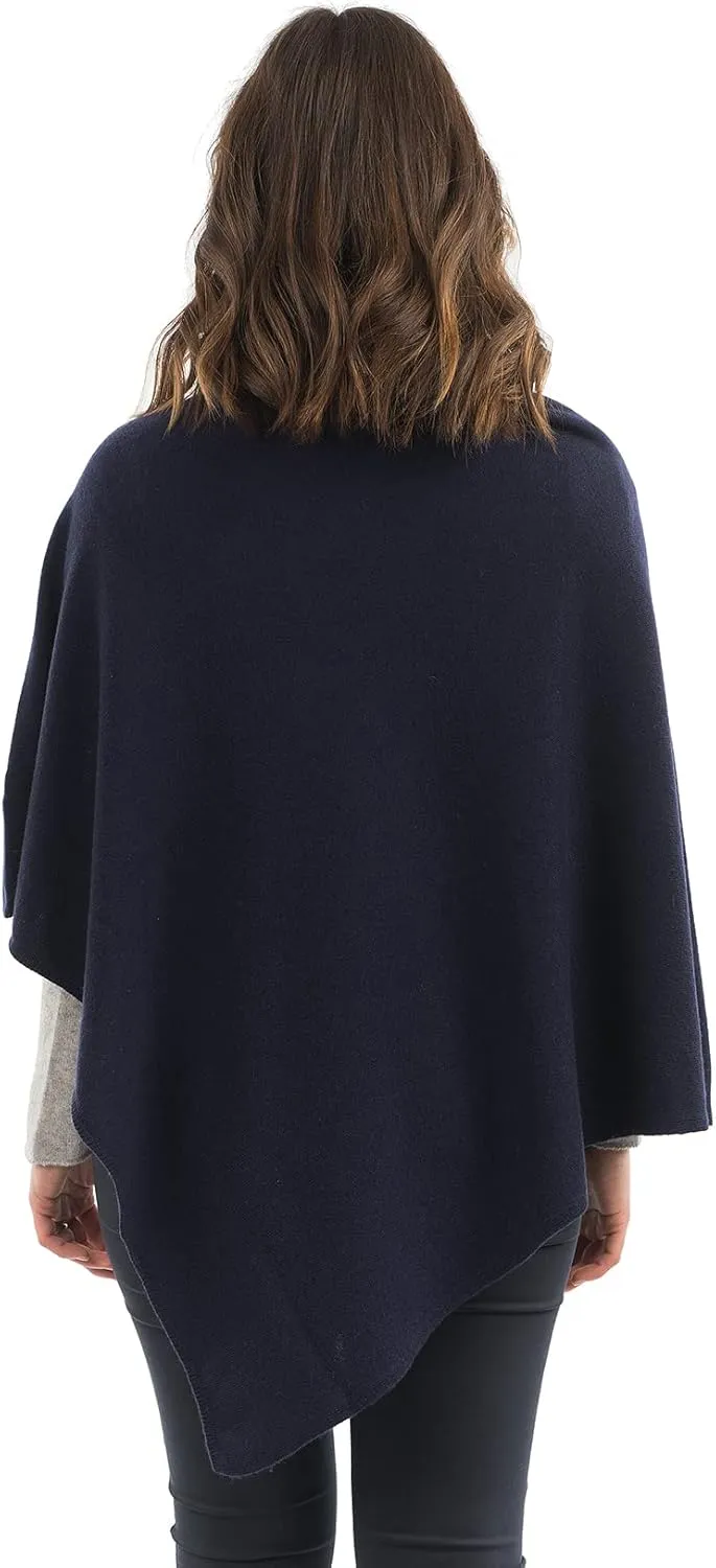 Dalle Piane Cashmere - Poncho cashmere blend - Made in Italy