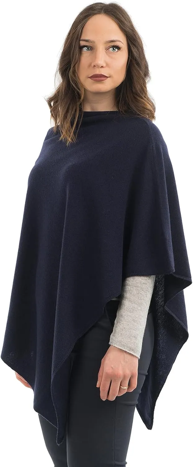 Dalle Piane Cashmere - Poncho cashmere blend - Made in Italy