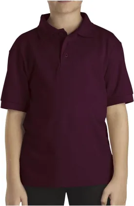 Dickies Boys' Short Sleeve Pique Polo