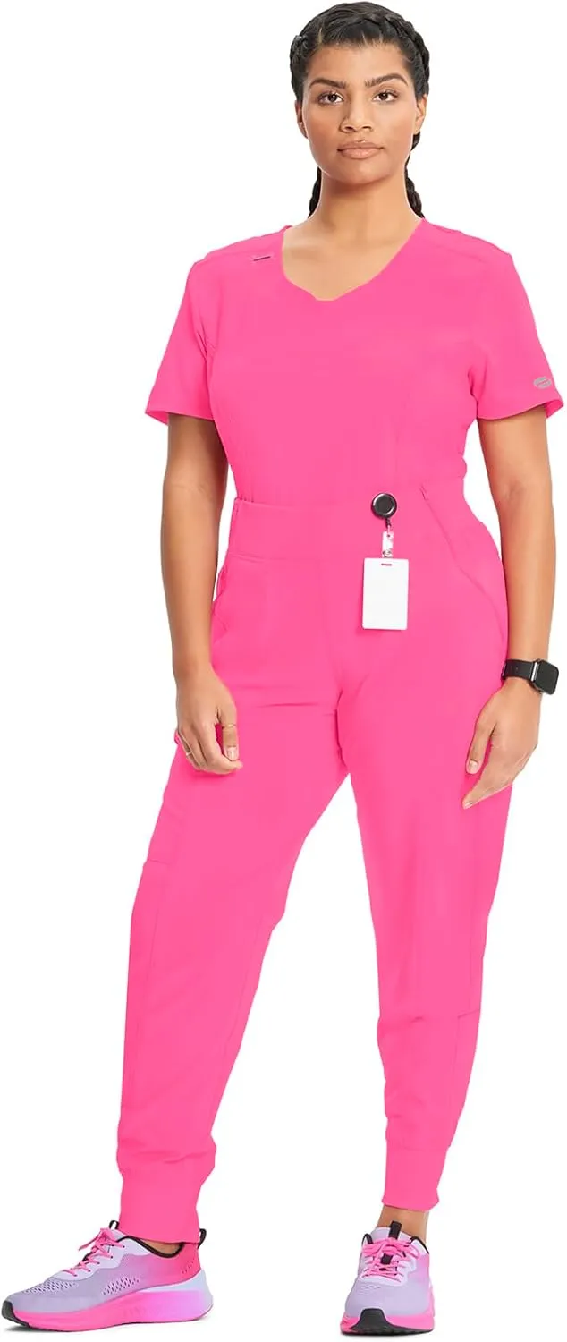 Infinity Women's Ck110a-Cherokee Jogger Scrub Pants with Mid Rise Cargo Pocket