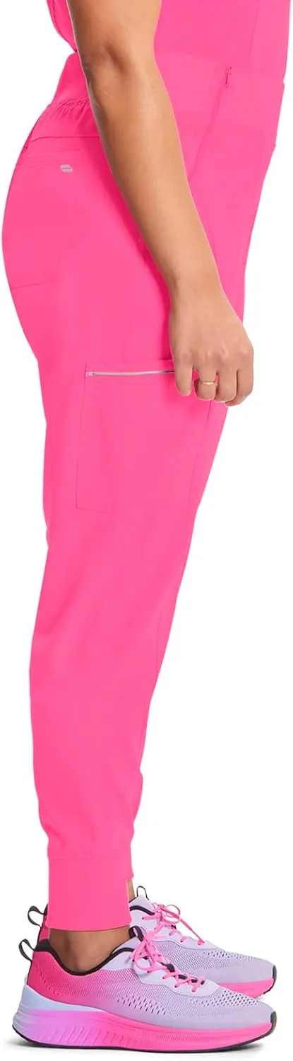 Infinity Women's Ck110a-Cherokee Jogger Scrub Pants with Mid Rise Cargo Pocket