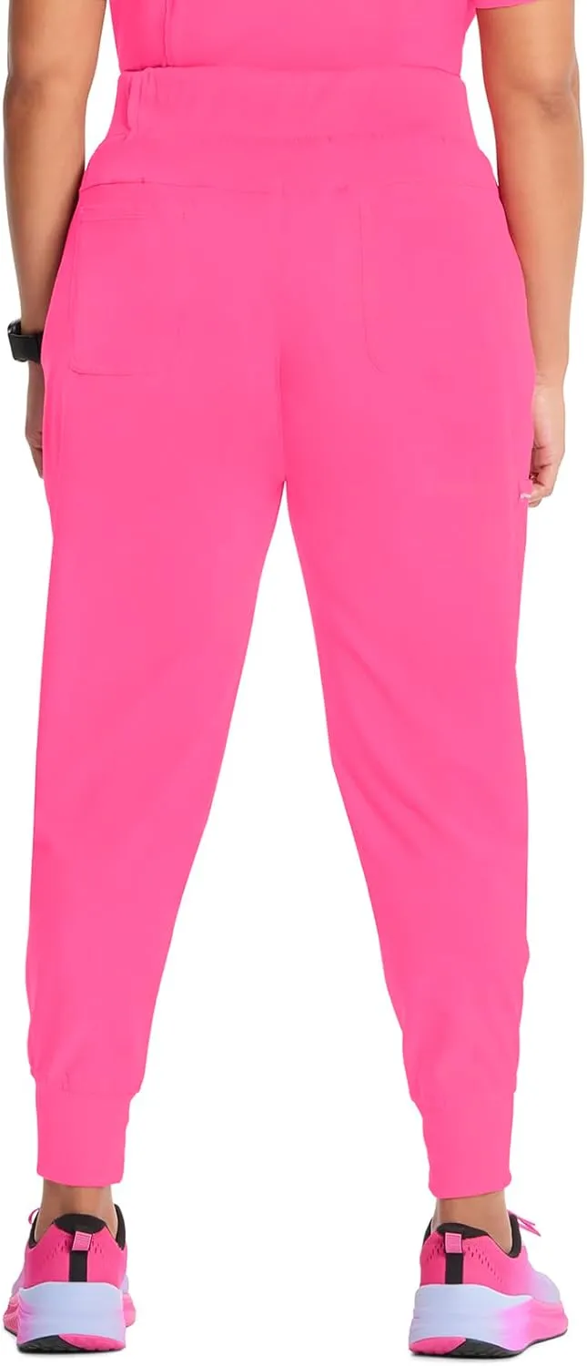 Infinity Women's Ck110a-Cherokee Jogger Scrub Pants with Mid Rise Cargo Pocket