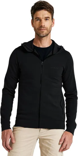 Merino Wool Jacket Men's Zip Up Hoodie Coat Long Sleeve Hooded Sweatshirt for Hiking,Hunting,Cycling,Sports