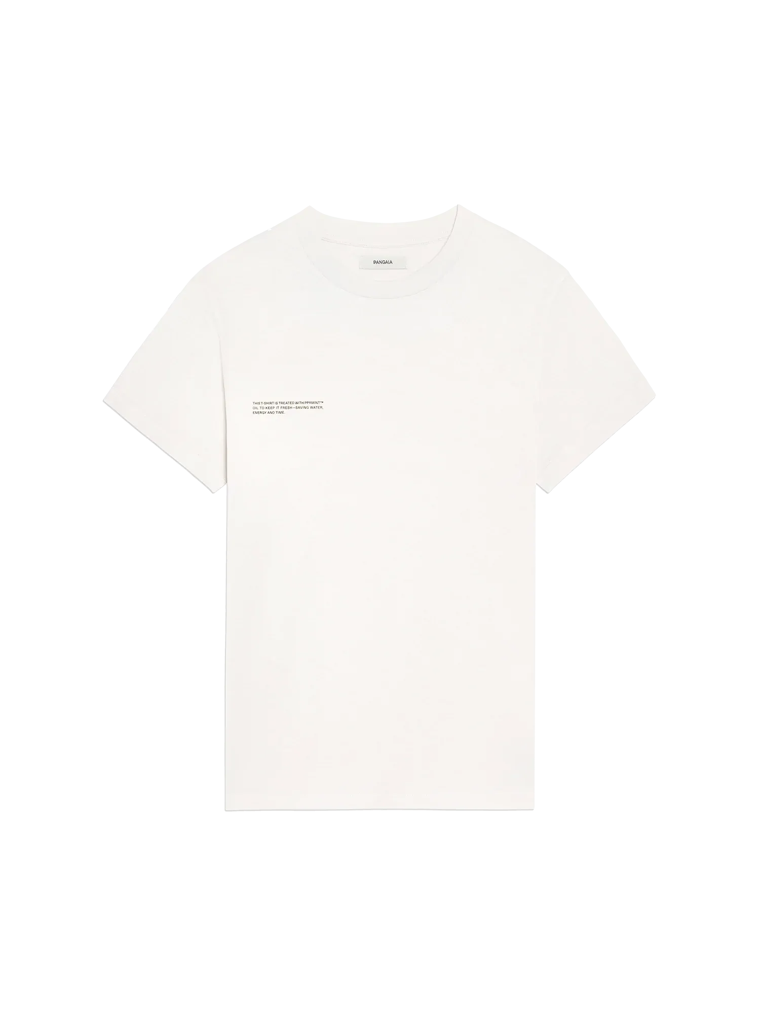 Organic Cotton Lightweight Fitted T-shirt—off-white