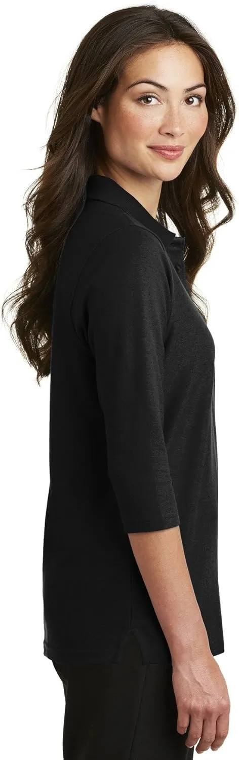 Port Authority Ladies Horizontal Texture Polo. L514