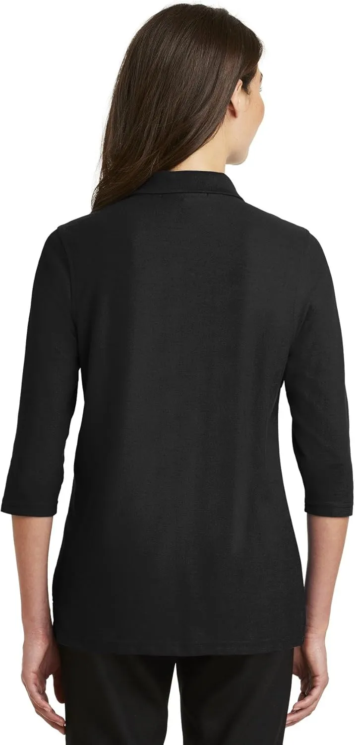 Port Authority Ladies Horizontal Texture Polo. L514