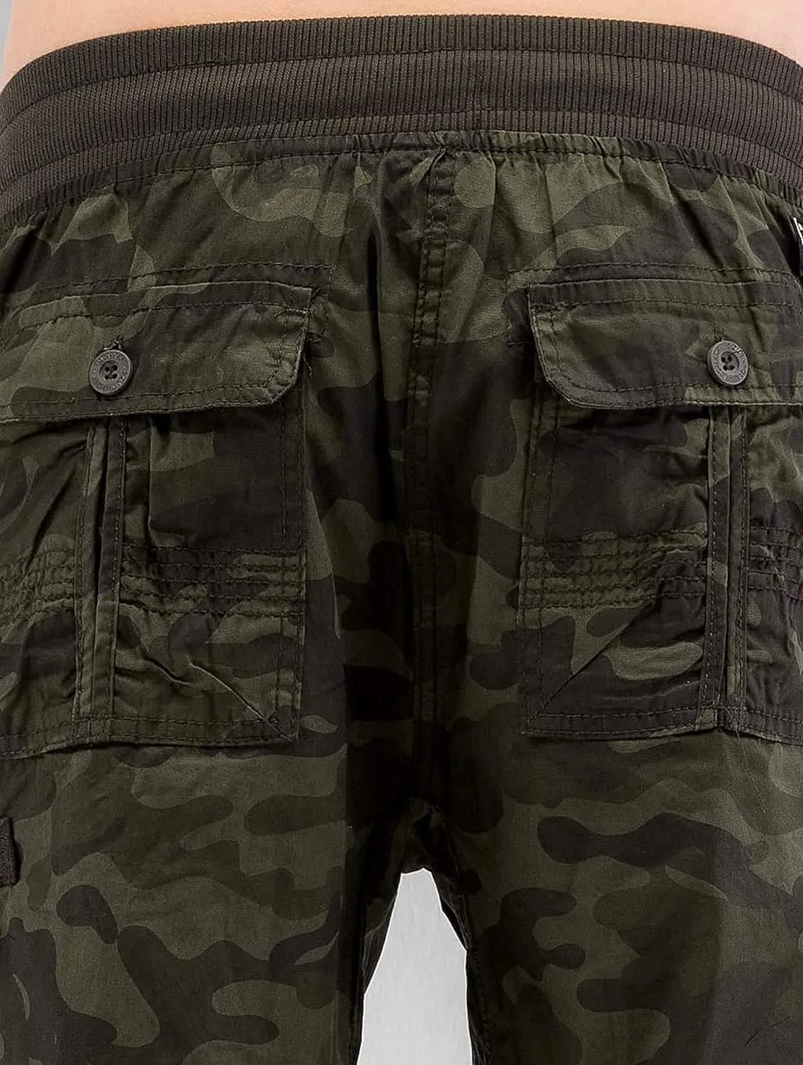Southpole Men's Crotch Drop Jogger Shorts