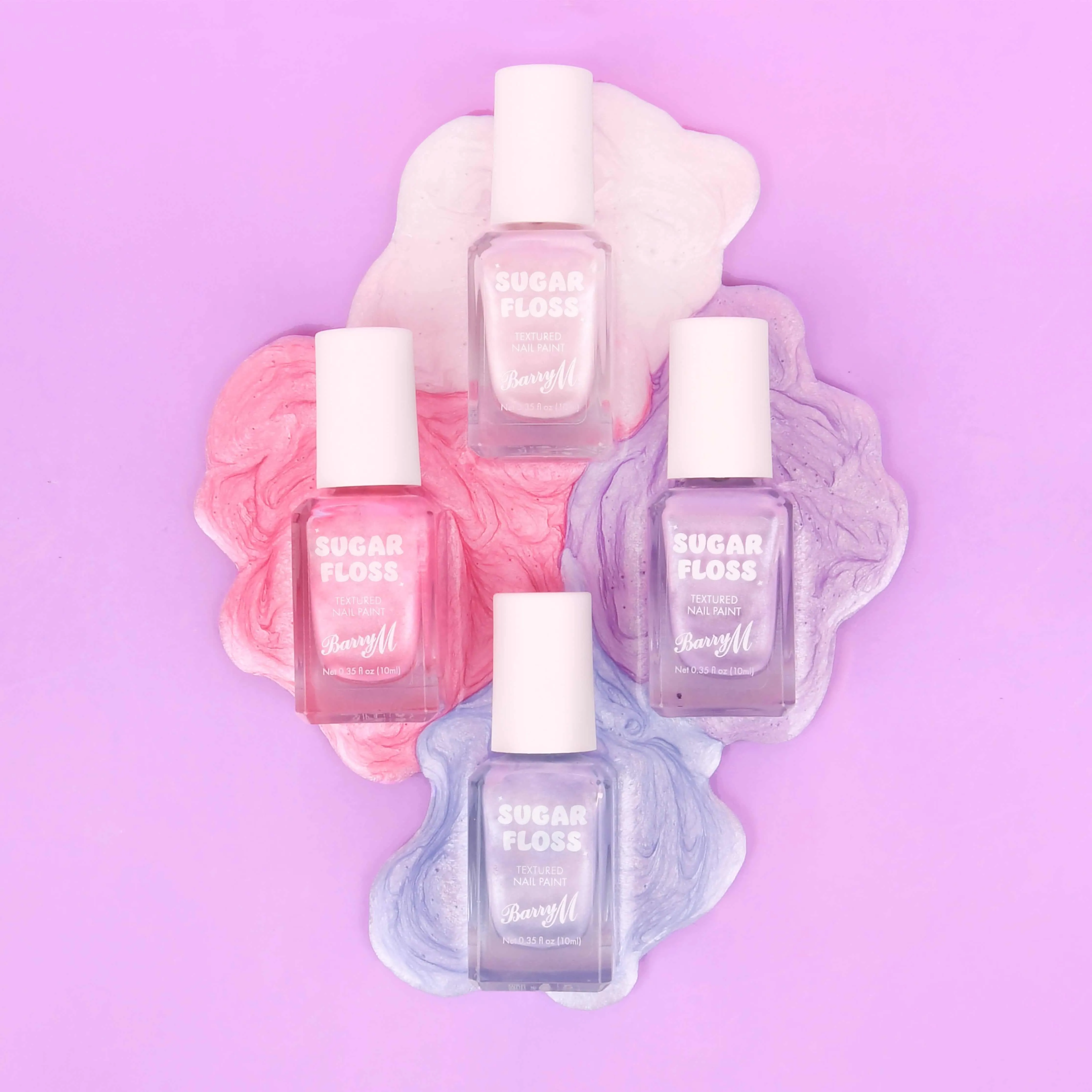 Sugar Floss Textured Nail Paint | Soft Lace
