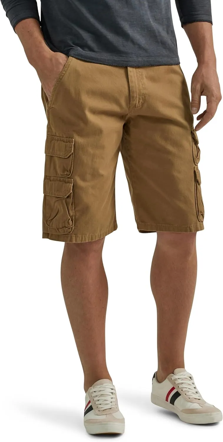 Wrangler Authentics Mens Premium Twill Cargo Short