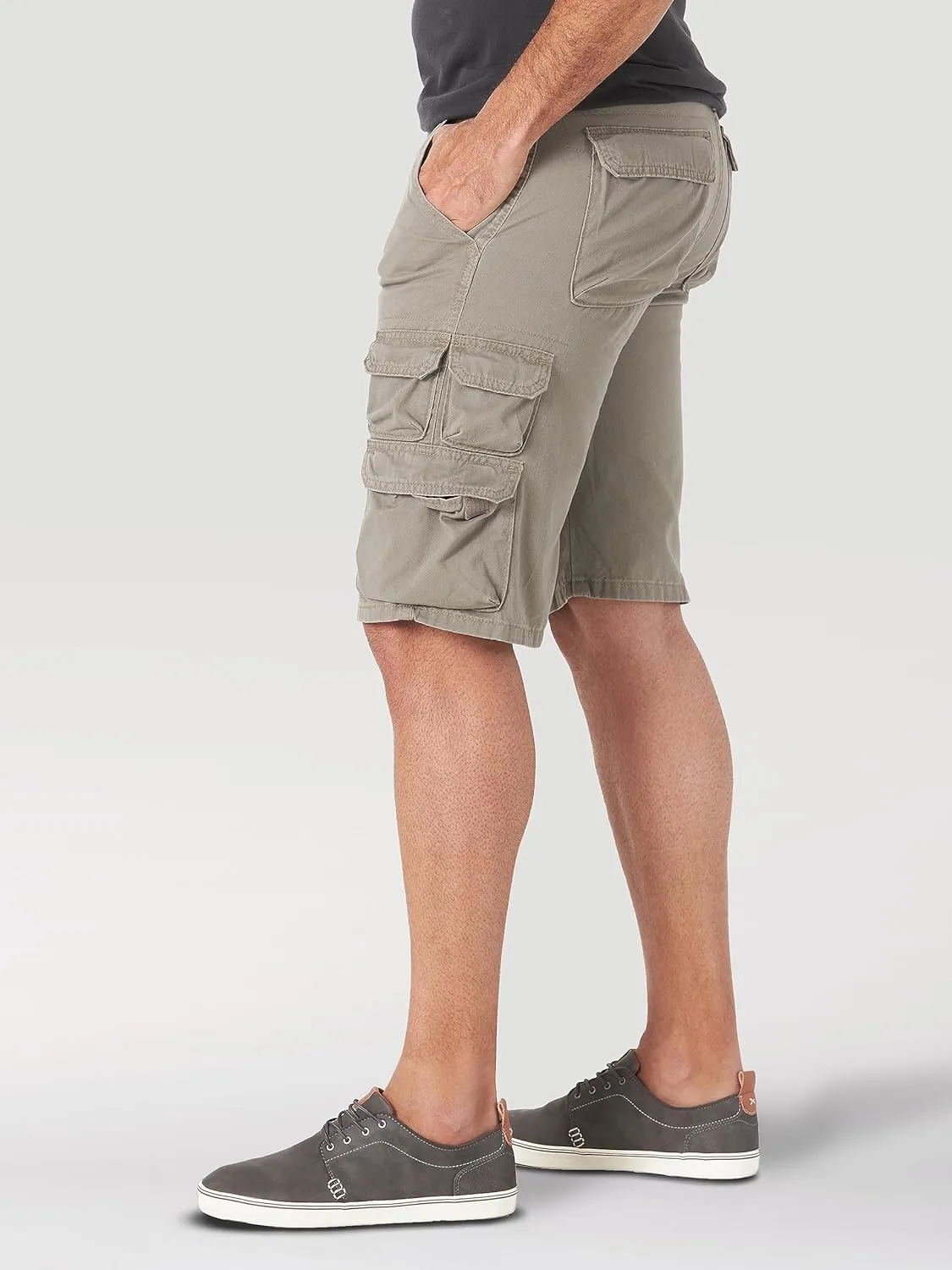 Wrangler Authentics Mens Premium Twill Cargo Short