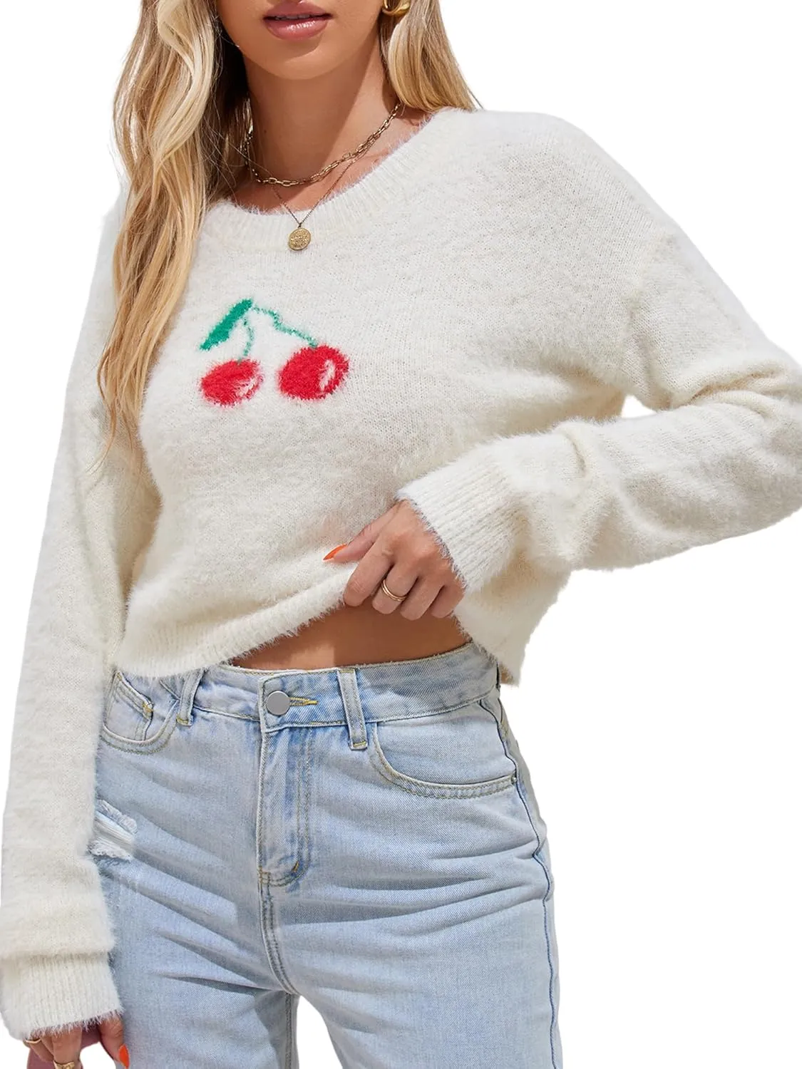 ZAFUL Women's Faux Fur Fluffy Teddy Coat Oversized Fuzzy Fleece Jacket Lapel Button Pockets Warm Winter Outwear Cardigan